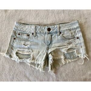 American Eagle Denim Short Shorts